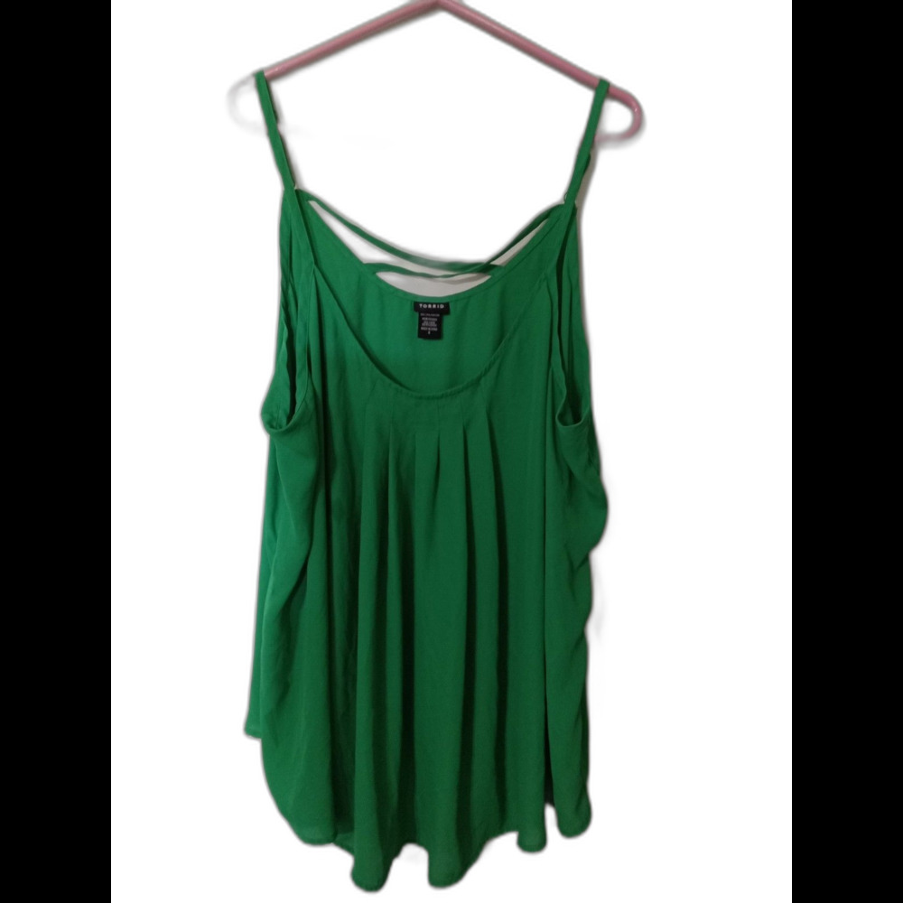 Torrid Dress Blouse Green Size 4